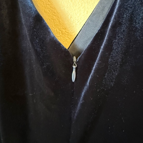 Ever Pretty Deep Blue Velvet Maxi Dress - Picture 5 of 8